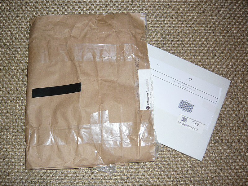 Colis dans lequel est expdi le livre-photo PhotoPolo