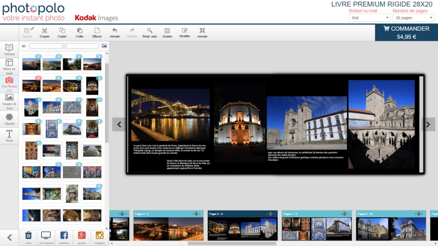 Logiciel de cration du livre-photo PhotoPolo