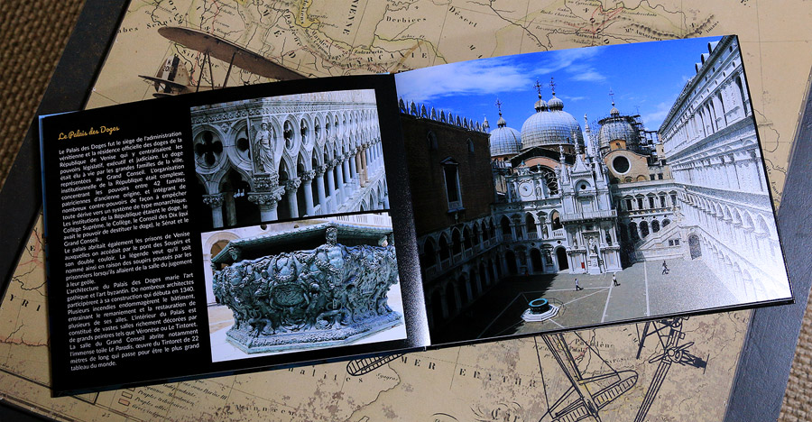 Le papier photo utilis garantit une ouverture  plat