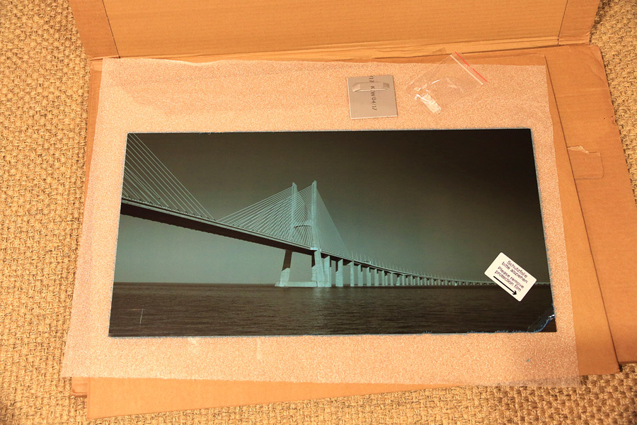 Le tableau alu MonOeuvre et son film de protection