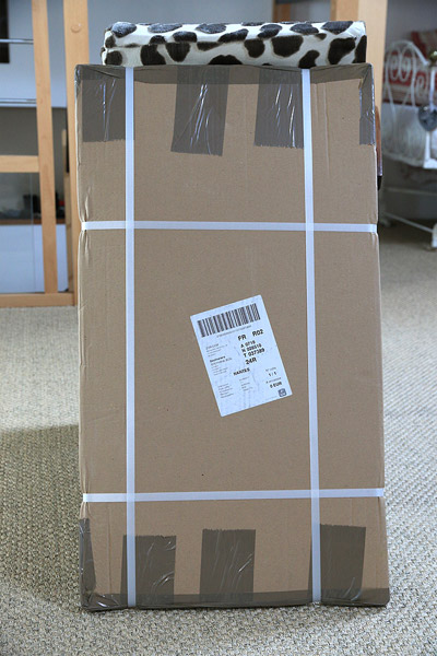 Colis du tableau alu Zor