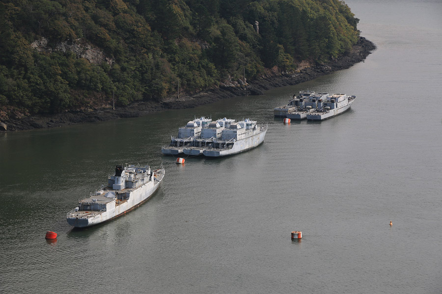 Cimetire de bateaux de guerre de Landvennec