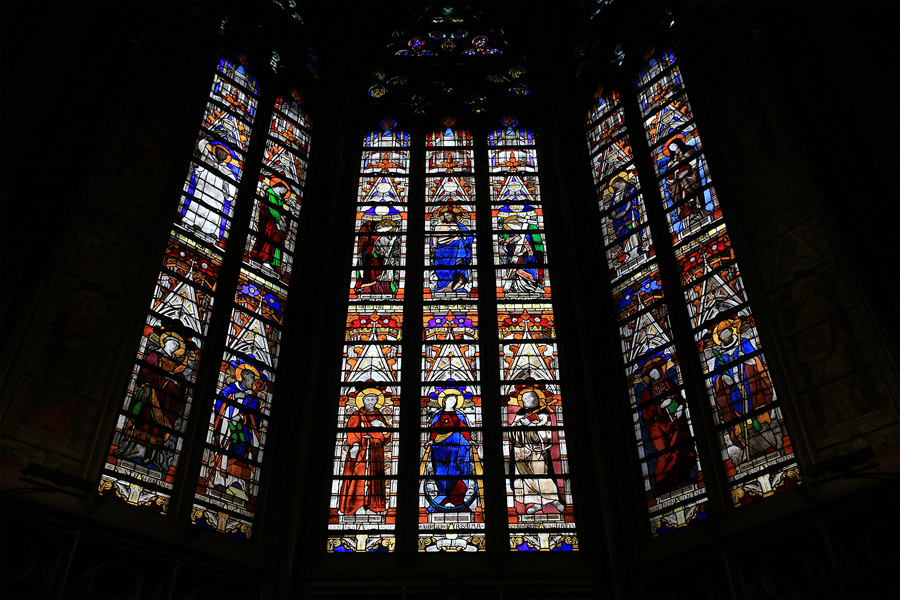 Vitraux de la cathdrale Saint-tienne de Toulouse