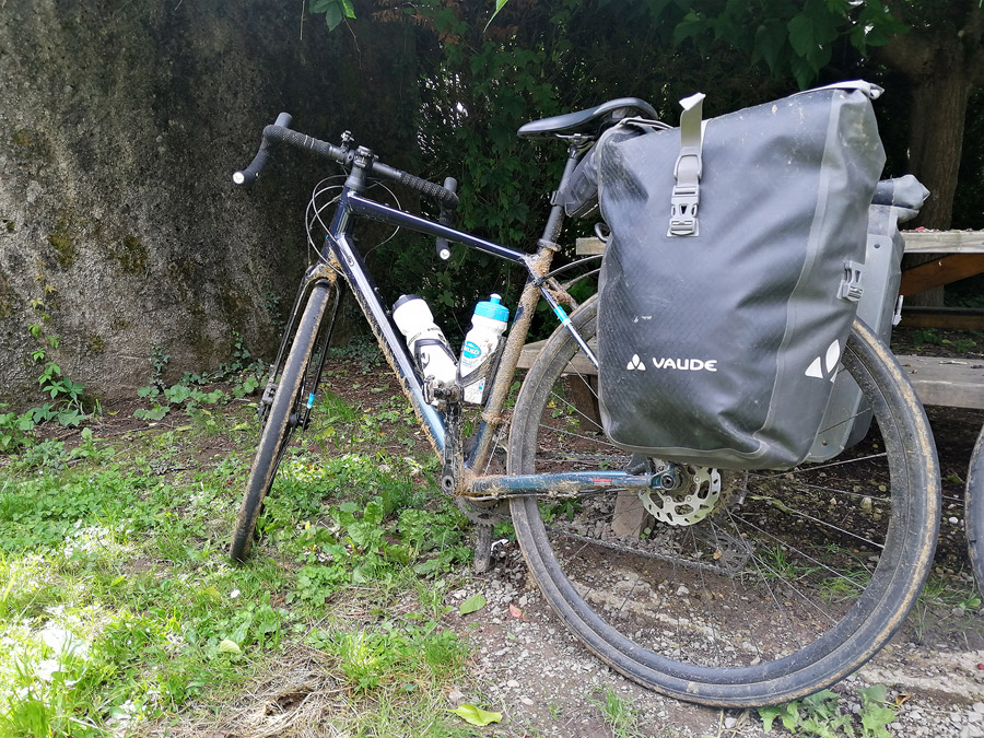 Parfois, le manque de garde-boue se fait sentir...