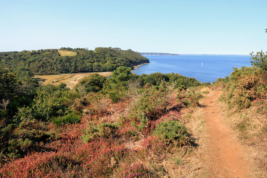 En allant vers la crique du Loc'h