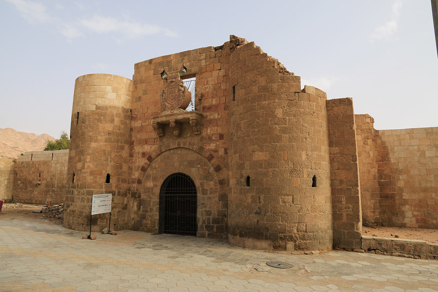 Le fort d'Aqaba, ferm, ne se visite plus.