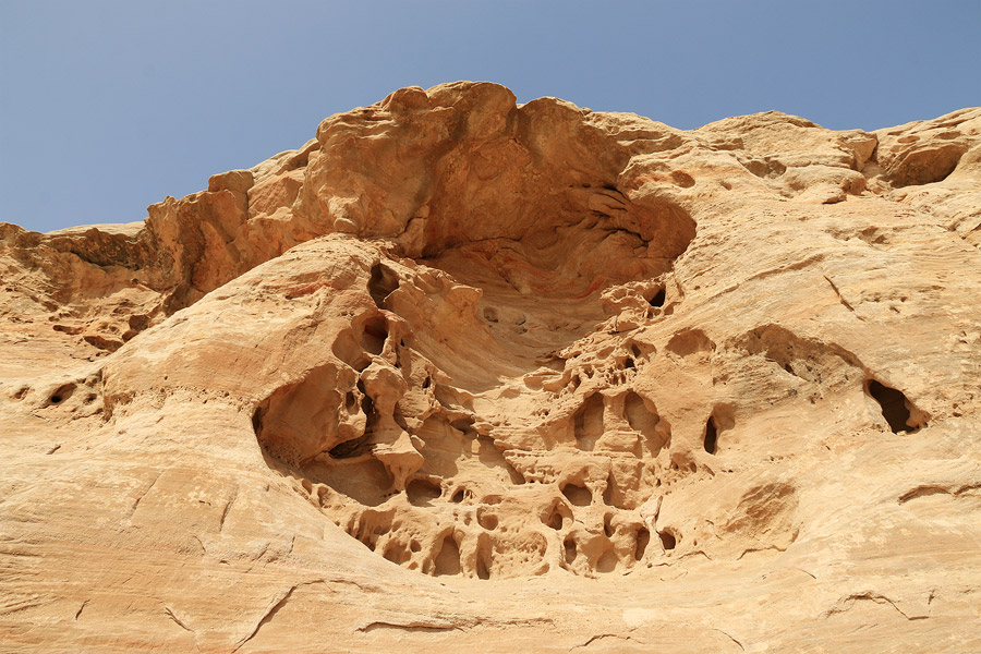 La roche forme des dentelles