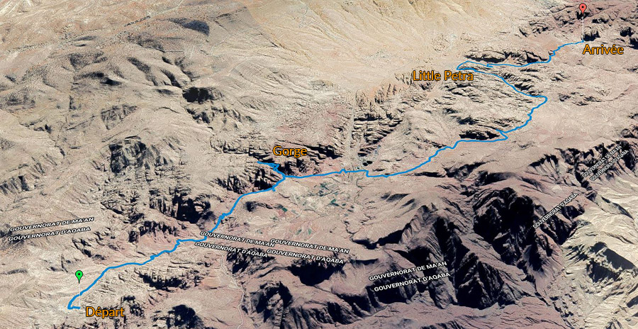 Trac de notre quatrime jour de randonne