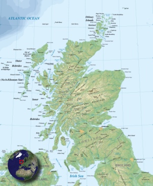 Carte Ecosse