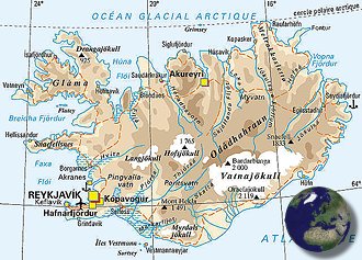 Carte Islande