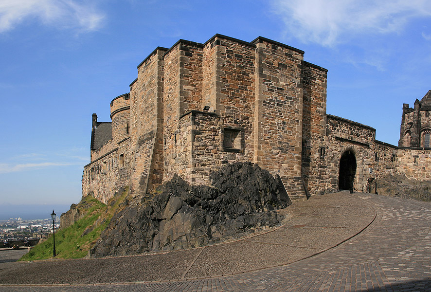 Le chteau d'Edimbourg