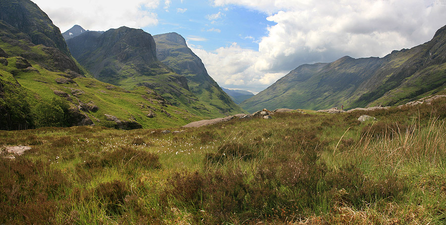 Les Three Sisters dans la valle de Glencoe