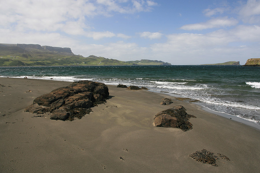 Plage An Corran prs de Staffin