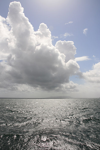 L'le de Eigg vue depuis le ferry pour Skye