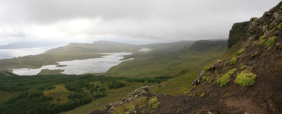 Vue sur le loch Leathan