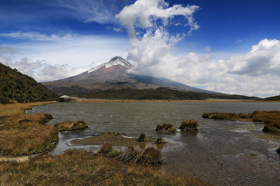 Laguna Limpiopungo et volcan Cotopaxi