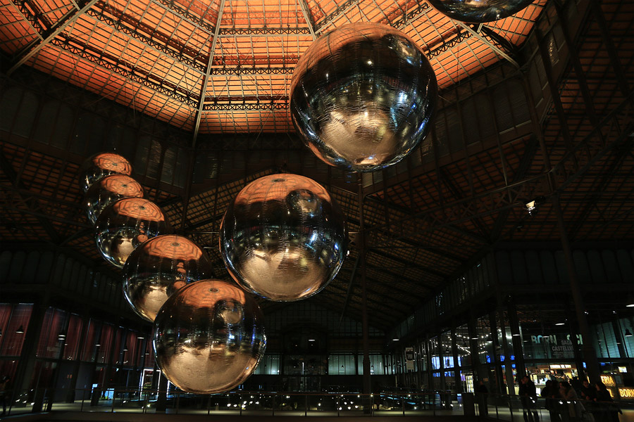 Dcorations de Nol dans le quartier El Born