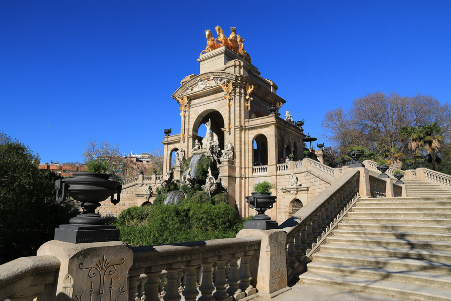 La cascade monumentale du parc de la Ciutadella