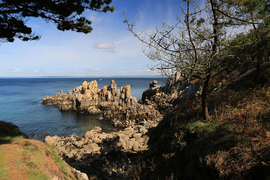 Du ct de Porz Meilh, aprs la Pointe de la Jument