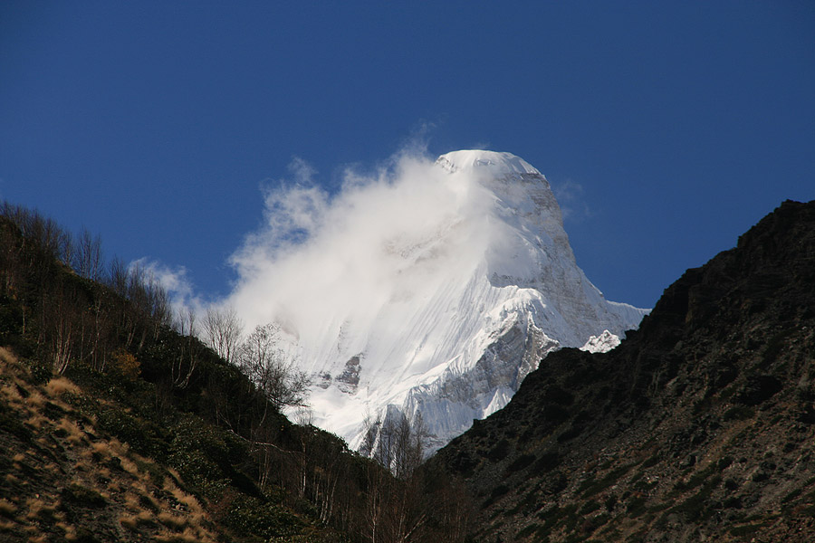 La Nanda Devi Est vue depuis Pashu