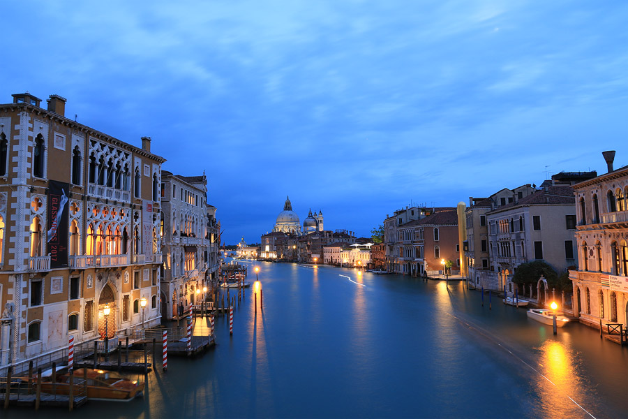 L'heure bleue sur le Grand Canal