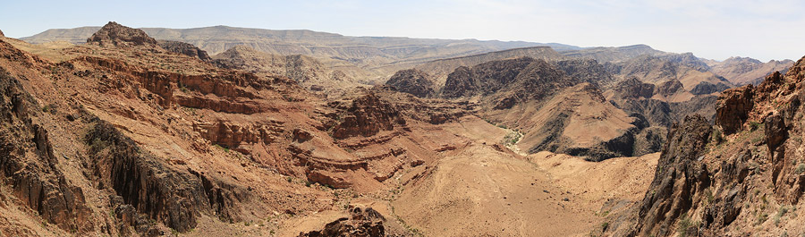 Depuis le col du Ras Al-Feid