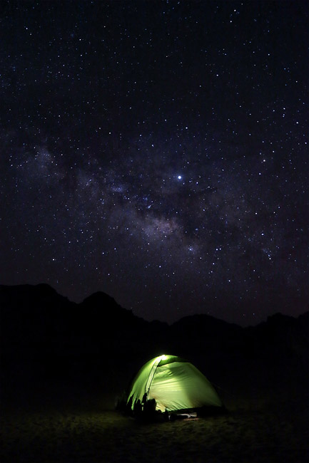 Bivouac sous les toiles