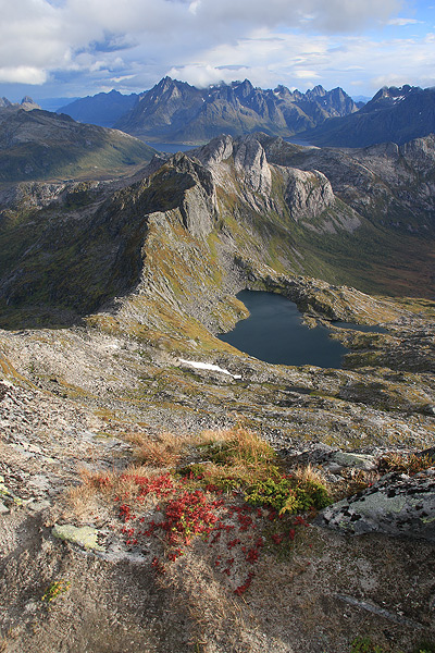 Hellskarvatnet et Hellskarnuten