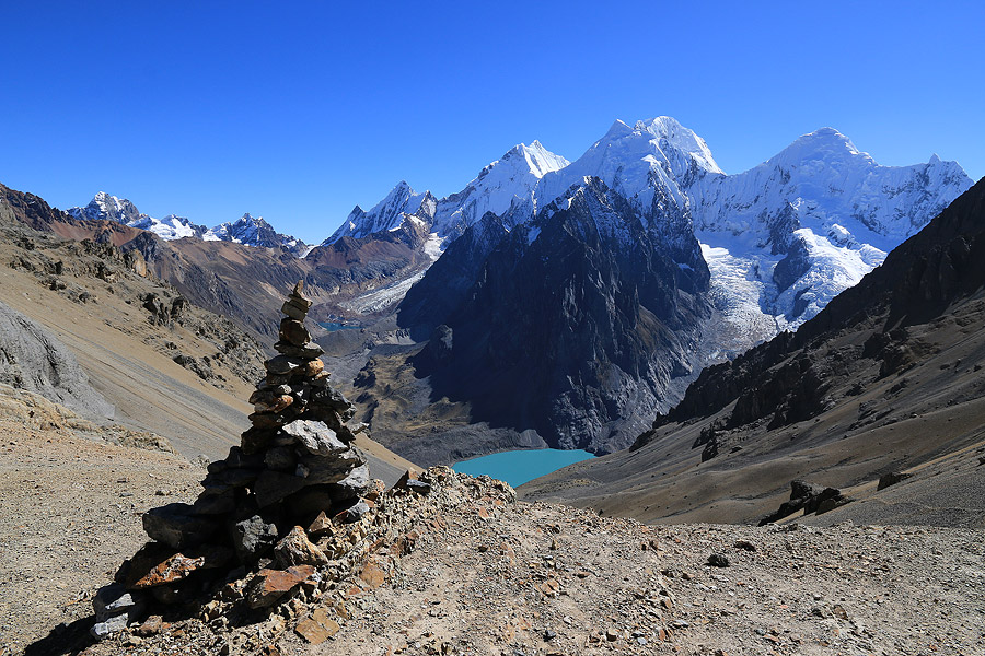 Vue depuis le col Santa Rosa