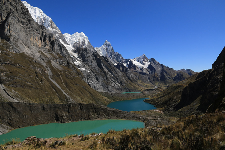 Les trois lagunas de la cordillre Huayhuash