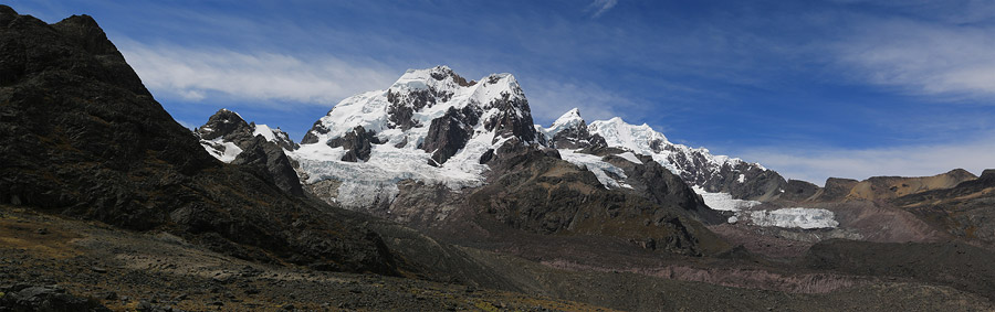Panorama sur le Callangate et l'Ausangate
