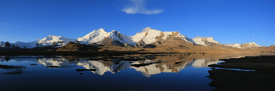 Reflets dans la laguna Ccasccana