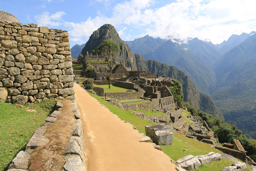Dans le Machu Picchu
